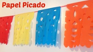 How to Make Papel Picado Mexican Streamers [upl. by Xyla]