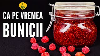 Dulceata de zmeura ca pe vremea bunicilor  Pas cu pas [upl. by Eixel]