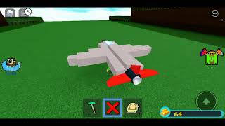 How To Make An Easy Fighter jet In build a boat No scale tool [upl. by Nirred838]