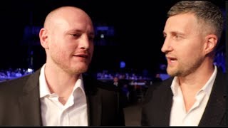 I HATED YOU GEORGE GROVES TELLS BITTER RIVAL CARL FROCH AS FORMER FOES ARE UNBELIEVABLY REUNITED [upl. by Elleneg]