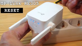 TPLink RE305 WiFi Extender • Factory reset [upl. by Dnalyk]