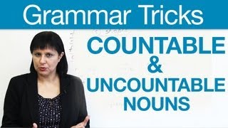 English Grammar Tricks  Countable amp Uncountable Nouns [upl. by Margi]