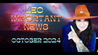 Leo OCTOBER MONTHLY Astrology Horoscope 2024 [upl. by Nilyad503]