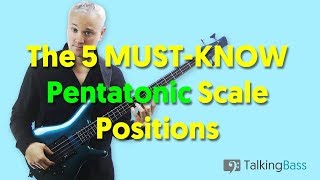 The 5 MUST KNOW Pentatonic Scale Positions [upl. by Sera]