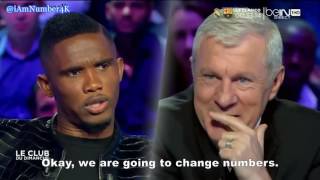 Samuel Etoo on Pep Guardiola 2014  FULL INTERVIEW with English Subtitles [upl. by Killam]