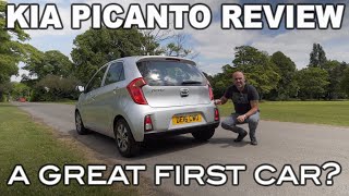 Kia Picanto Review  A Great First Car [upl. by Ettezzus]