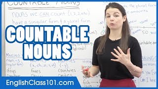 Countable Nouns  Learn English Grammar [upl. by Chancey]