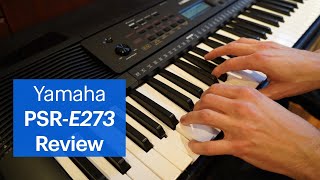 Yamaha PSRE273 Keyboard Review amp Sound Samples [upl. by Ahsilrae]