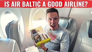 Review AIR BALTICs A220 Economy Class to Munich [upl. by Robinetta]