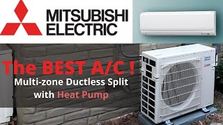 STAY COOL Best HVAC system  Multizone Split Air Conditioning Brand Mitsubishi Heat Pump System [upl. by Yoo543]