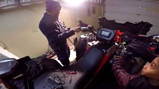 How To Install Heated Grips amp Thumb Warmer On 2018 Polaris Sportsman 850 [upl. by Nap]