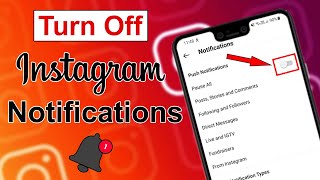 How To Turn Off Instagram Notifications  Disable Instagram notifications  2021 [upl. by Nivla811]