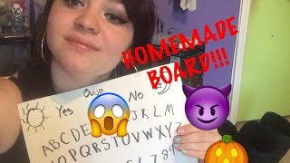 Ouija Talk HOW TO MAKE A HOMEMADE OUIJA BOARD [upl. by Fihsak]