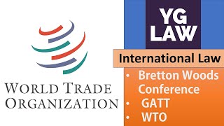 WTO  World Trade Organisation  International Law  UGC  NET [upl. by Ynafetse44]