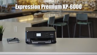 Epson Expression Premium XP6000 Printer  Take the Tour [upl. by Areivax86]