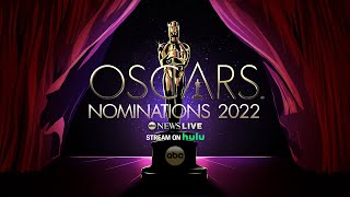 Oscar nominations 2022 Academy announces nominees LIVE  ABC News [upl. by Tyler]