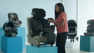 How to Install your TriRide™ 3in1 Car Seat ForwardFacing using the LATCH system [upl. by Isej]