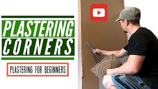 How To Plaster Corners  Corner Bead Plastering For Beginners [upl. by Tillfourd]