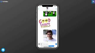 Animated Text Message Video Maker App  TXTVideo 20 Demo [upl. by Perceval230]