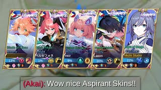 WELCOME NEW ASPIRANTS SKINS [upl. by Aicinet]