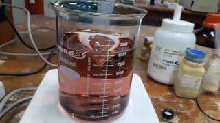 Sol gel synthesis demonstration [upl. by Kristoffer]