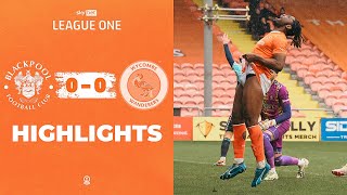 Highlights  Blackpool v Wycombe Wanderers [upl. by Ylurt]