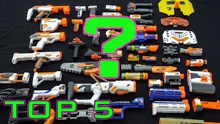 TOP 5 BEST NERF ATTACHMENTS [upl. by Evin]