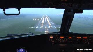 Boeing 737 cockpit landing [upl. by Ferrigno967]