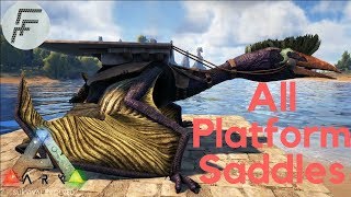 How to spawn All Platform Saddles  ARK Survival Evolved [upl. by Nabi]