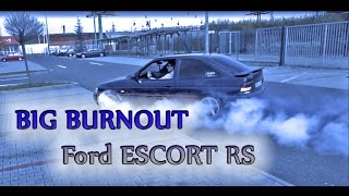 Ford Escort RS 2000 16V 166PS BIG BURNOUT [upl. by Eamon]