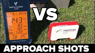 Flightscope Mevo vs Swing Caddie SC200  Approach Shots [upl. by Maya146]