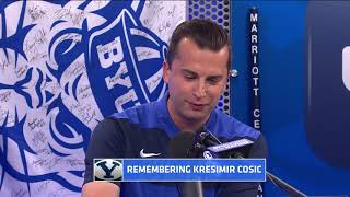 Remembering Kresimir Cosic on BYUSN [upl. by Aicena70]