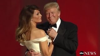 President Trump First Lady Melanias First Dance [upl. by Hovey]