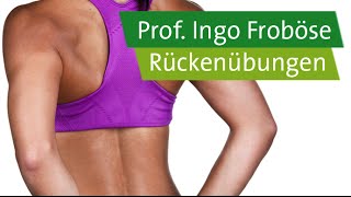 Rückenübungen – Prof Ingo Froböse [upl. by Airdnassac]