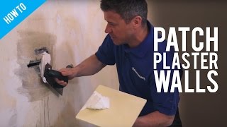 How to Patch Plaster Walls [upl. by Mueller]