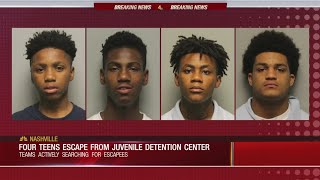 Four Teens Escape From Juvenile Detention Center [upl. by Odeen]