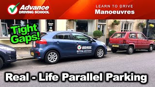 RealLife Parallel Parking  Learn to drive Manoeuvres [upl. by Harbot982]