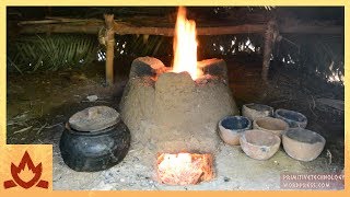 Primitive Technology Pottery and Stove [upl. by Harras]