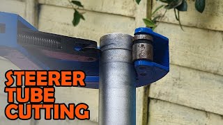 Steerer Tube Cut with a pipe cutter beginner MTB Basics [upl. by Eiclehc]