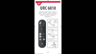 One For All Universal Remote Instructions  URC 6810 Manual [upl. by Endaira]