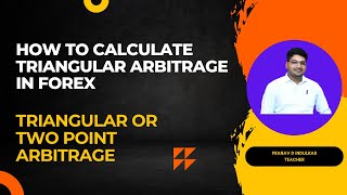 How to Calculate Triangular Arbitrage in forex [upl. by Helge595]