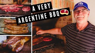 Argentina Asado Grill Our DELICIOUS ARGENTINE BBQ in Cordoba with Daniel [upl. by Arais]