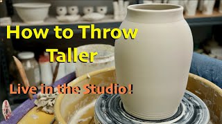 How To Throw Taller Pottery [upl. by Nileek]