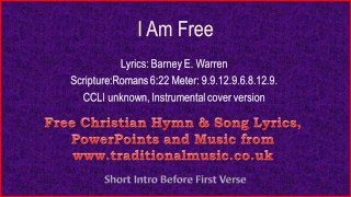 I Am Free  Hymn Lyrics amp Music [upl. by Eam]