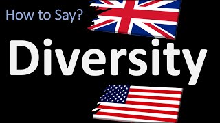 How to Pronounce Diversity 2 WAYS UKBritish Vs USAmerican English Pronunciation [upl. by Ire656]