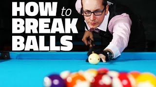 Billiards Tutorial How to Break 8 Ball in Pool [upl. by Anabal]