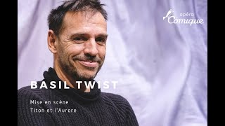 Rencontre avec Basil Twist  Titon et LAurore [upl. by Yrakcaz]