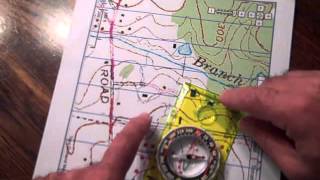 Orienting a Map and Compass [upl. by Airym669]