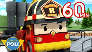 Robocar POLI Special  Fire that Cant be Quenched  S1 S2 Safety Series  Robocar POLI TV [upl. by Seem]