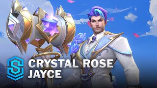 Crystal Rose Jayce Wild Rift Skin Spotlight [upl. by Ashford]